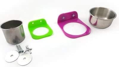 Collection of metal and plastic pet accessories on a white background at Pet Servo