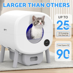 Advwin - Smart Cat Litter Box Automatic Self Cleaning - petservo