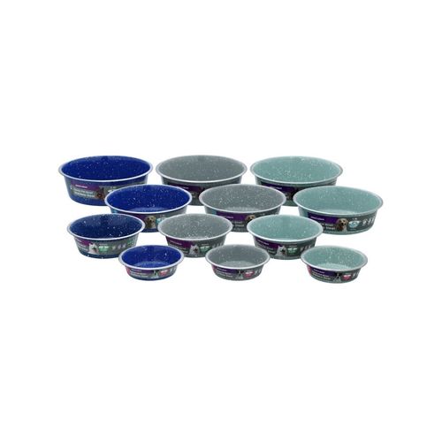 Paws and Claws - Savoy S/Steel Pet Bowl 400Ml 12.5x4cm Assorted - 2x - petservo