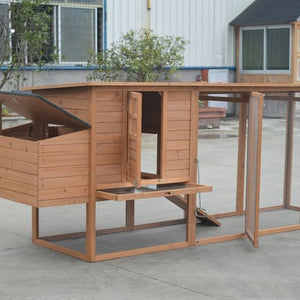 YES4PETS XXL 280cm Chicken Coop Guinea Pig Rabbit Hutch - PetServo