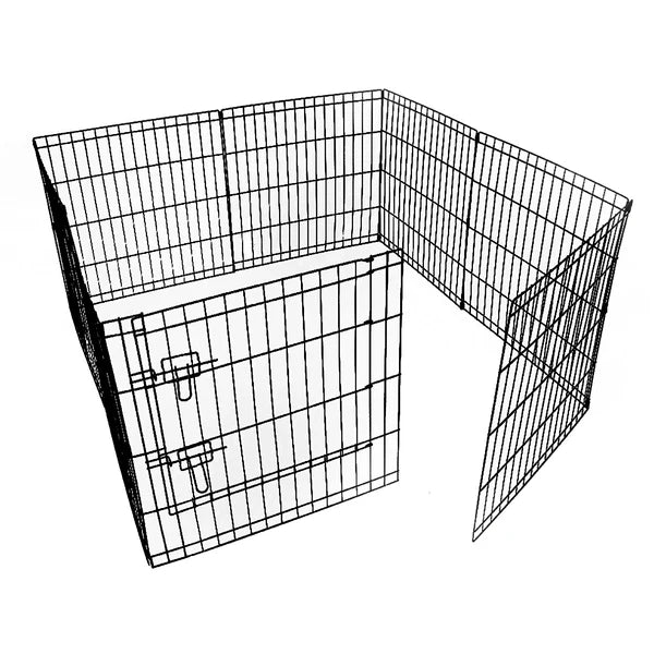 Advwin - Pet Playpen Dog Dence Exercise Pen 8 Panel 24 Inch - petservo