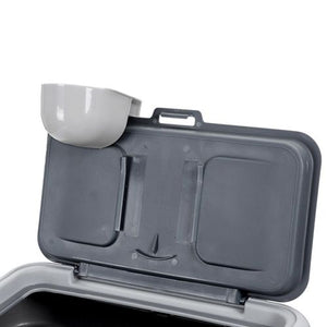 YES4PETS 30L Dog Food Storage Container with Scoop Grey - PetServo-1