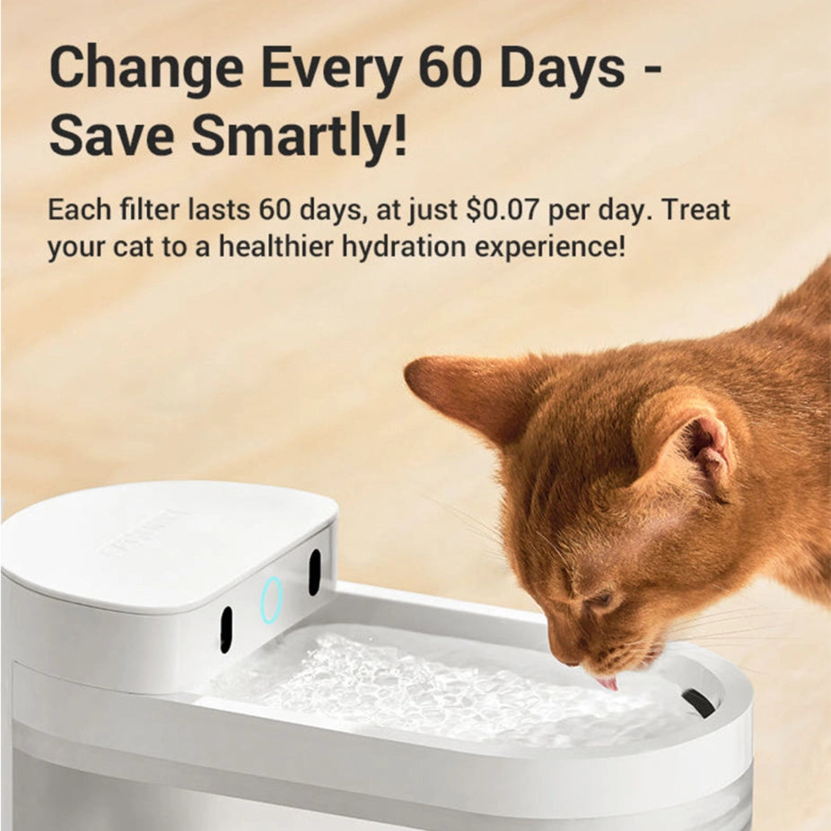 CATLINK - Filter 3 Pcs For Pure 3 AI Water Fountain – Wireless - Petservo