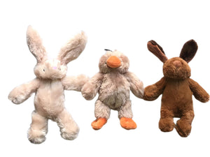 YES4PETS - 3x Pet Puppy Dog Plush Squeaky Toys - Petservo-1