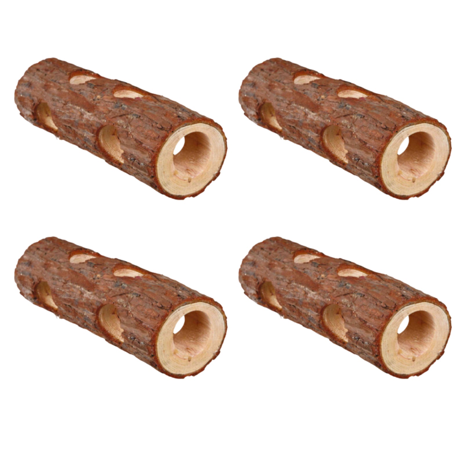 YES4PETS - Wooden Hamster Tunnel Toy 20CM - Petservo