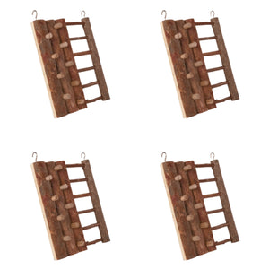 YES4PETS Natural Wooden Hamster Guinea Pig Rat Mini Rabbit Climbing Wall Ladder at Pet Servo