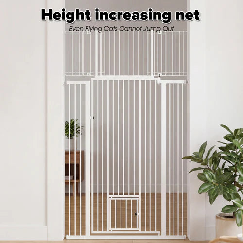 Height increasing net for pets with text on a white background at Pet Servo