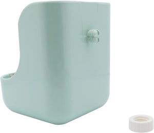 Light blue silicone wrist rest with a small white object on a white background at Pet Servo
