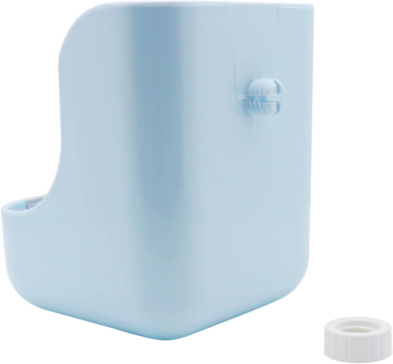 Light blue silicone wrist support with a small round component on a white background at Pet Servo