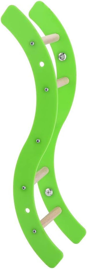 Green archery bow stand on a white background at Pet Servo