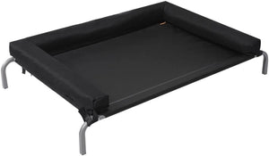 PaWz Elevated Dog Cat Bed Trampoline Hammock Raised Heavy Duty (Black) at Pet Servo