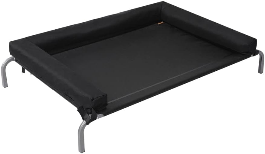 PaWz Elevated Dog Cat Bed Trampoline Hammock Raised Heavy Duty (Black) at Pet Servo