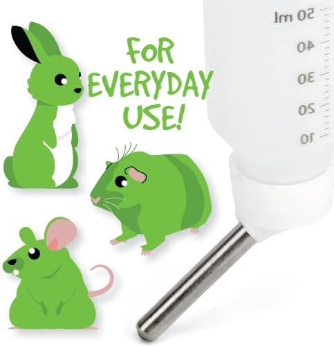Green cartoon mice and a dropper with 'For Everyday Use!' text on a white background at Pet Servo