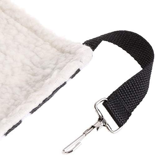 White blanket with black strap and metal clip on a white background at Pet Servo