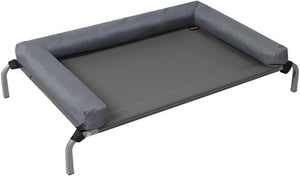 PaWz Elevated Dog Cat Bed Trampoline Hammock Raised Heavy Duty (Grey) at Pet Servo