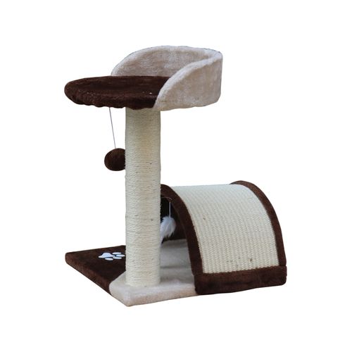 YES4PETS 50cm Cat Scratching Post Tree Scratching Pole-Brown PetServo
