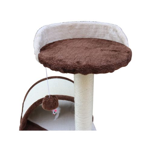 YES4PETS 50cm Cat Scratching Post Tree Scratching Pole-Brown PetServo