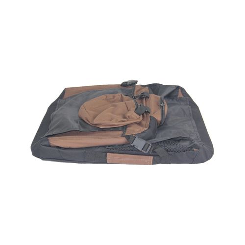 YES4PETS Large Foldable Soft Dog Crate with Curtain Brown - PetServo-2