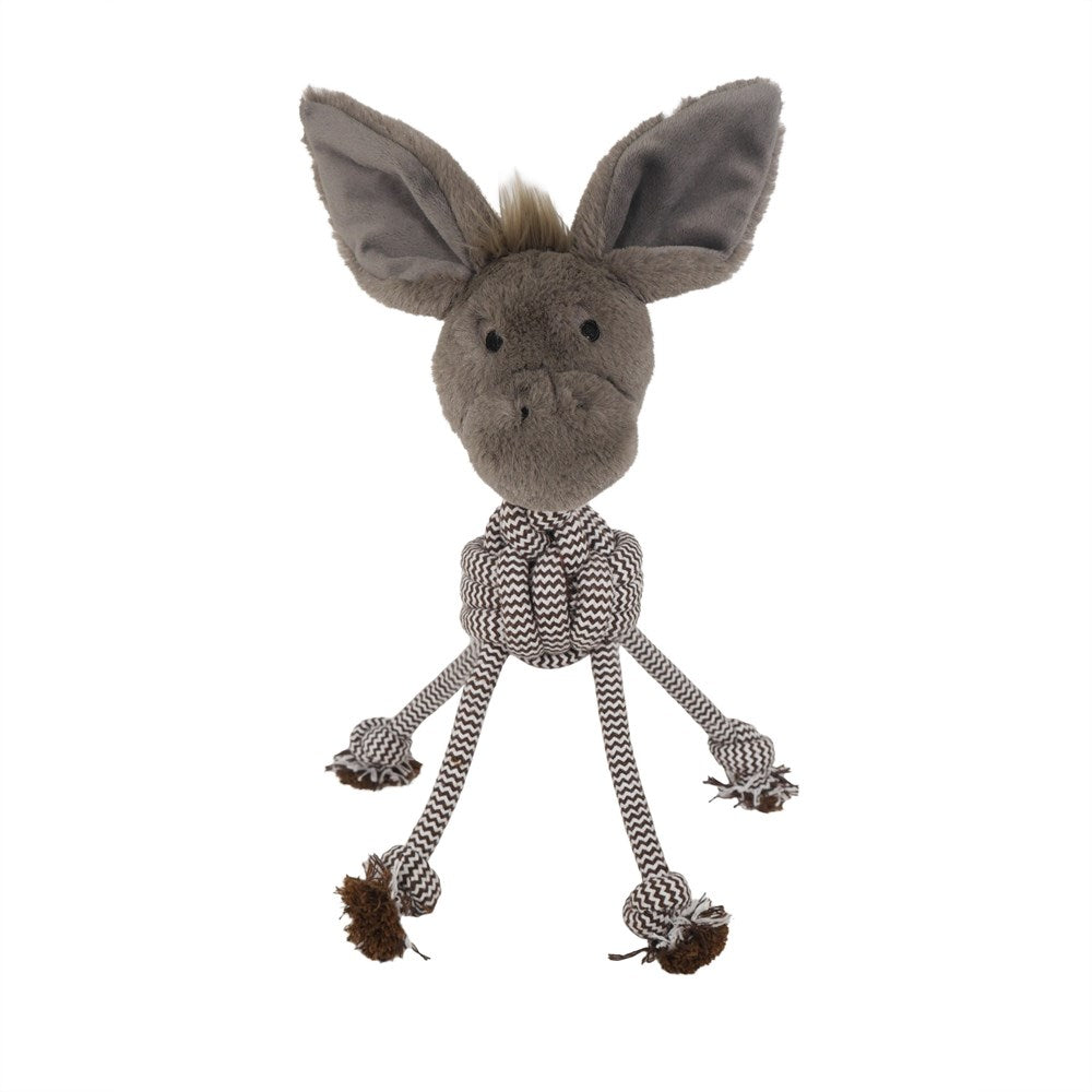 Rosewood - Festive Donkey Rope Dog Toy - Pet Servo