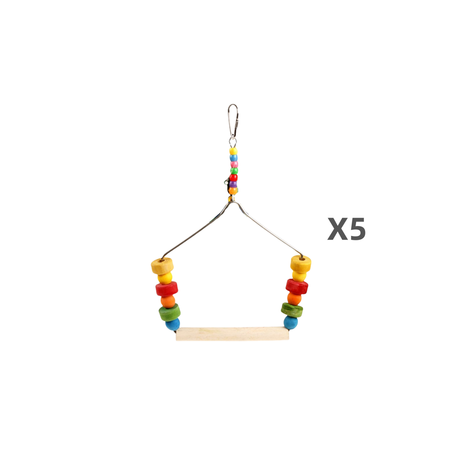 YES4PETS - 5x Bird Swings for Parrots & Budgies - Pet Servo