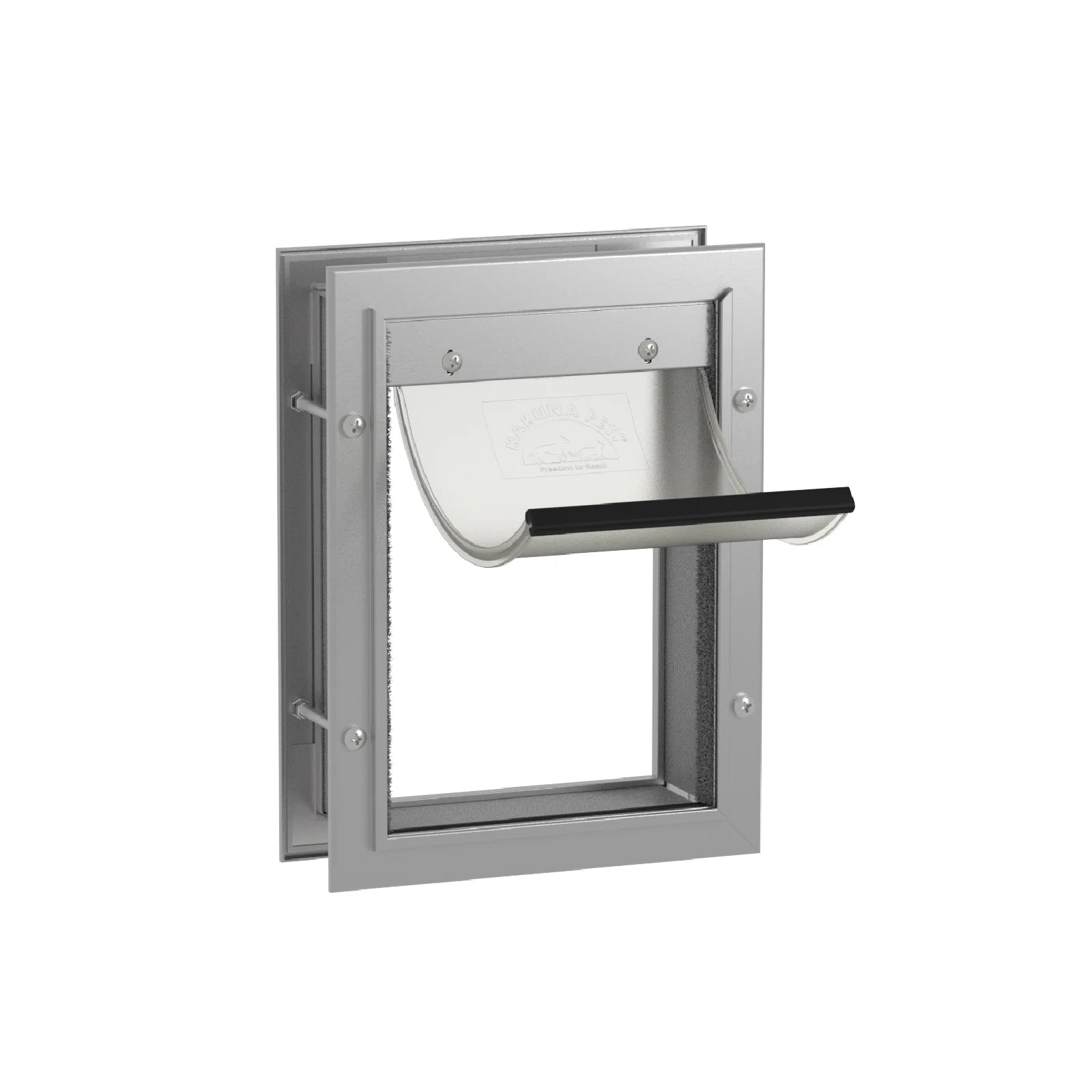 Hakuna Pets - Deluxe Aluminium Pet Door - Silver