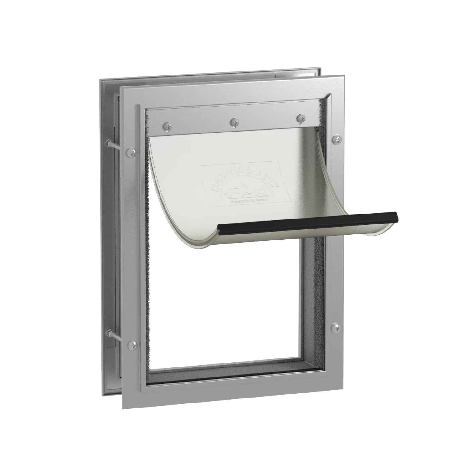 Hakuna Pets - Deluxe Aluminium Pet Door - Silver