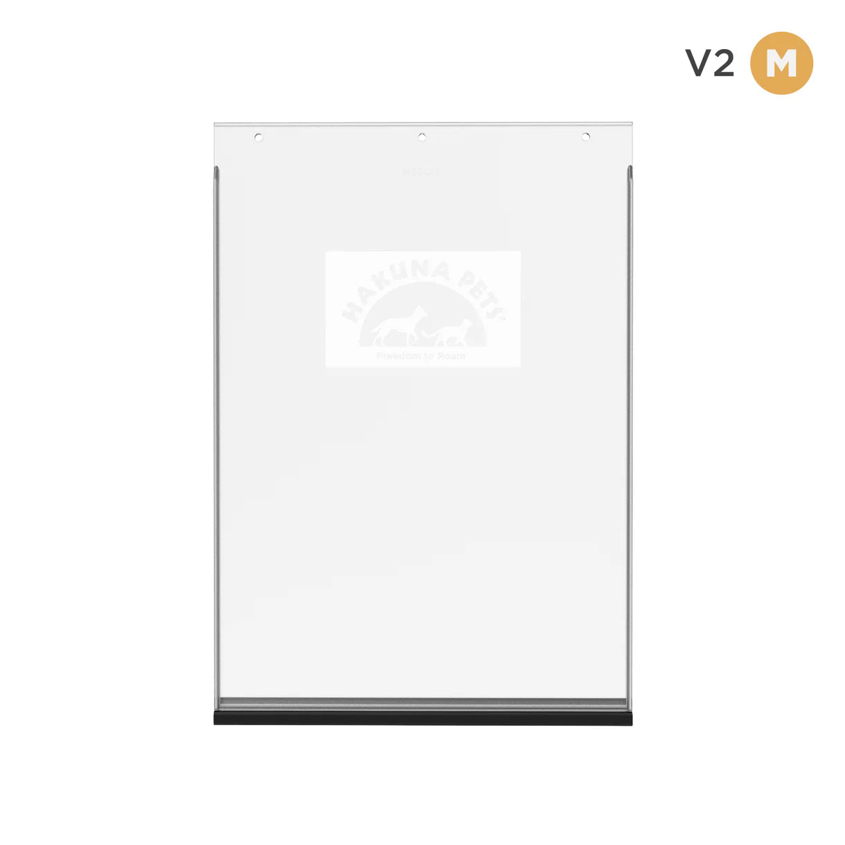 Whiteboard with a logo on a white background
