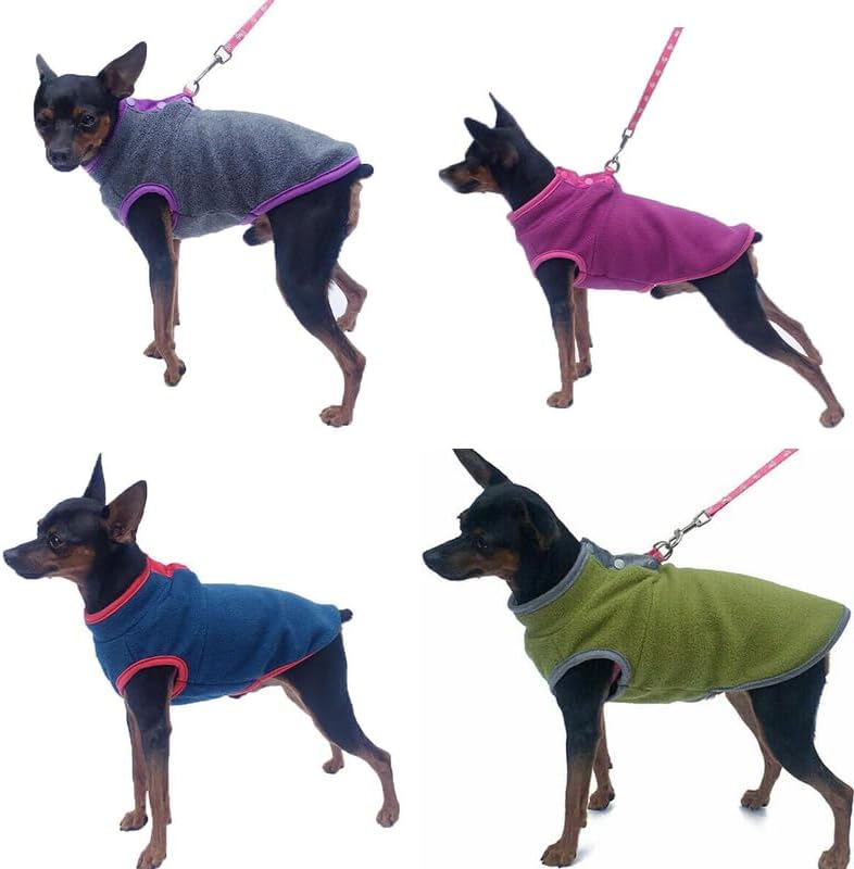 Grey Dog Winter Vest – Warm Polyester Jacket Small Dogs - Petservo