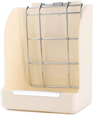 Beige kitchen tool with a metal grid on a white background at Pet Servo