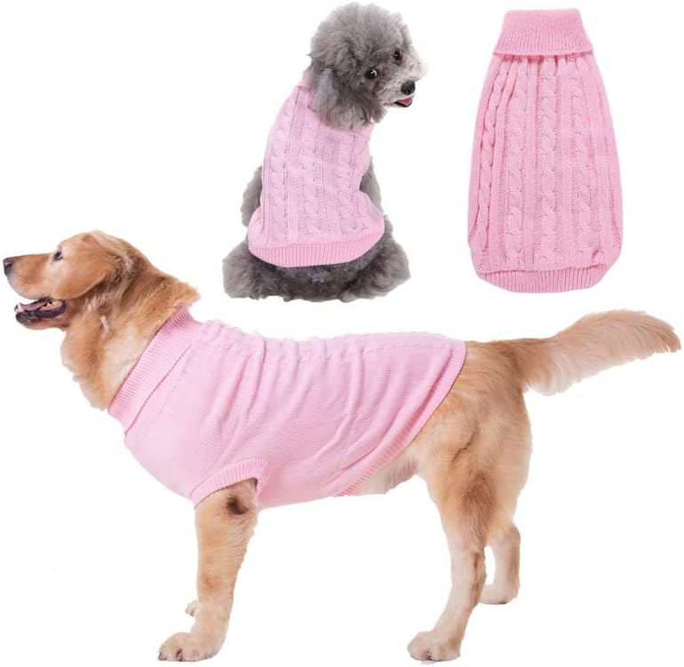 KIKNIN - Thermal Turtleneck Dog Sweater, M Size - Petservo