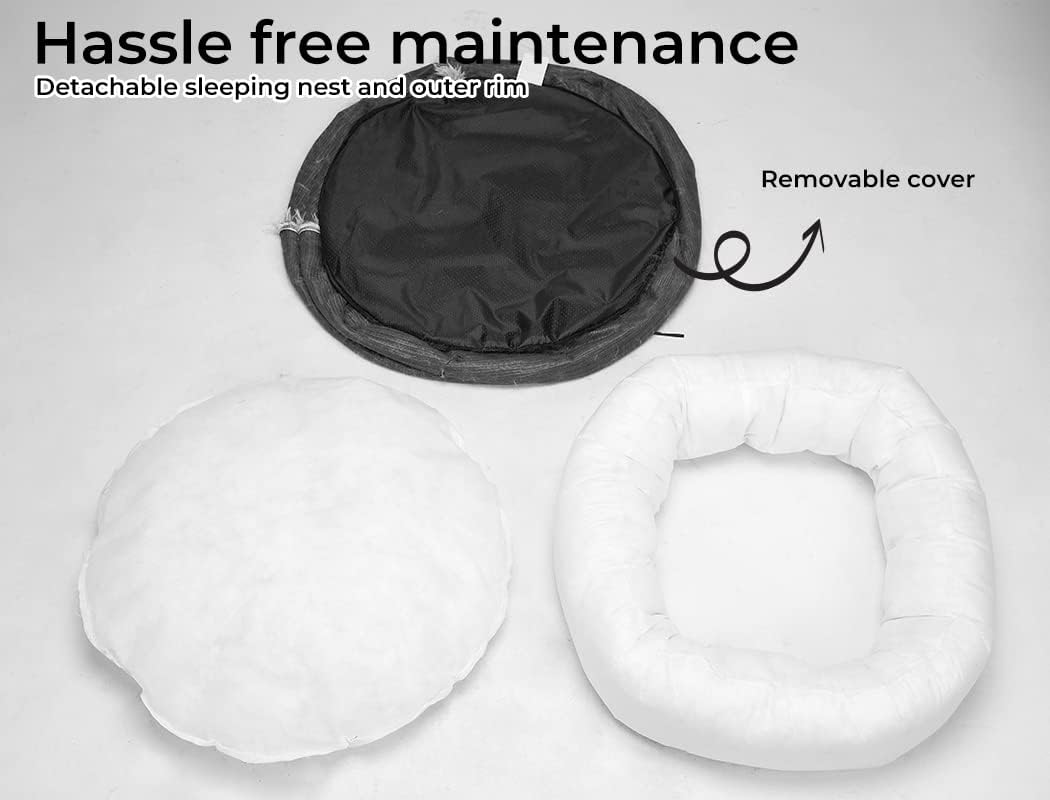 Buy PaWz XL Pet Soft Warm Kennel Round Bed at Pet Servo
