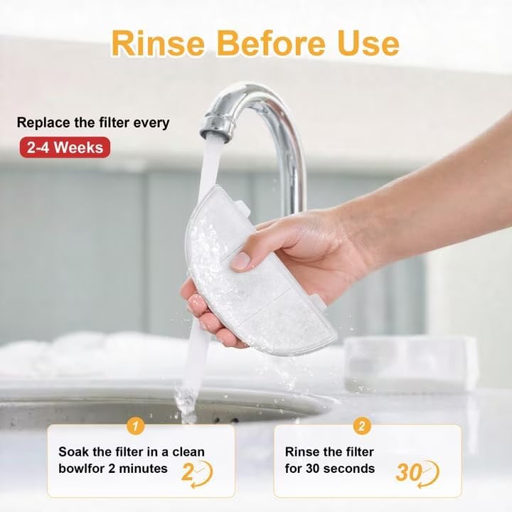 Buy Casfuy 4-Pack Fountain Filters & Sponges at Pet Servo