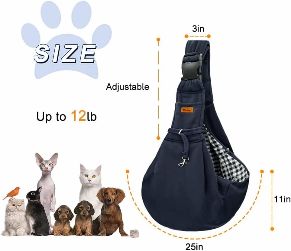 CUBY - Adjustable Pet Sling Carrier at Pet Servo