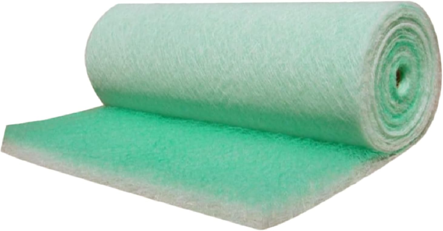 Roll of green insulation material on a white background at Pet Servo