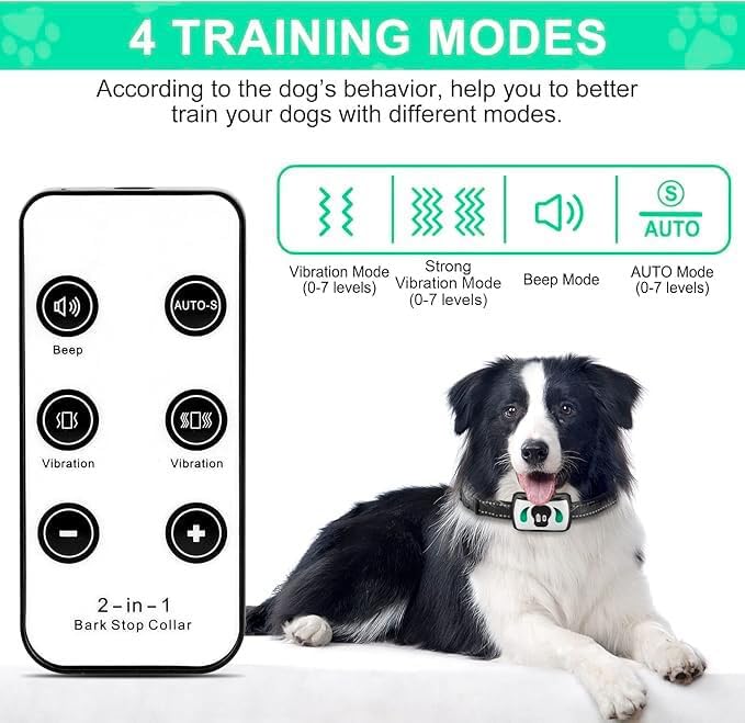 Emanuel's - Dog Bark Collar with Remote Control