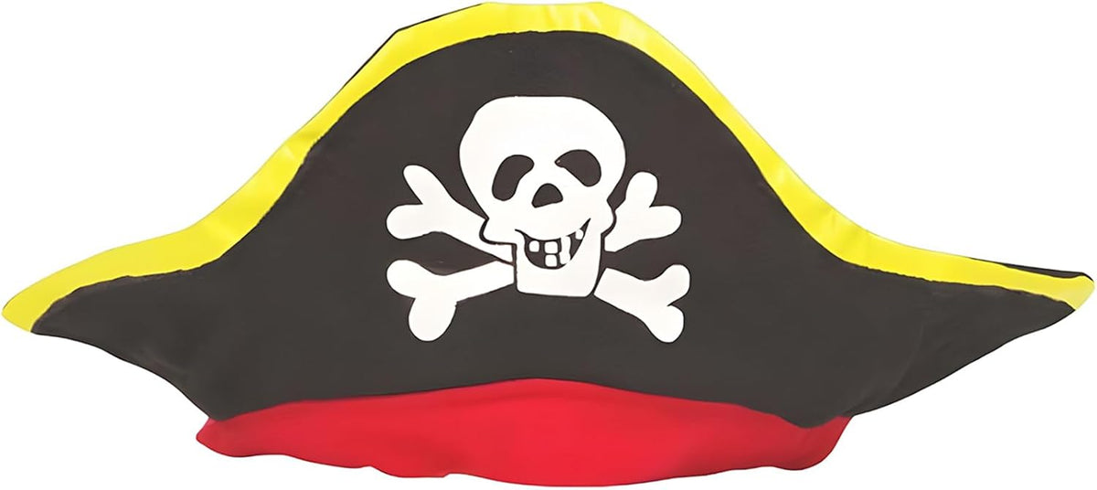 Pirate hat with skull and crossbones design on a white background at Pet Servo