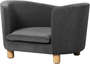 PaWz Small Dog Warm Soft Bed Lounge Couch Soft Removable Cushion Chair Seat Grey at Pet Servo