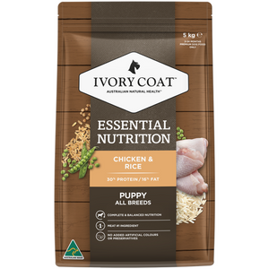 Ivory Coat - Essential 5kg Chicken And Rice Puppy Dry Food - petservo