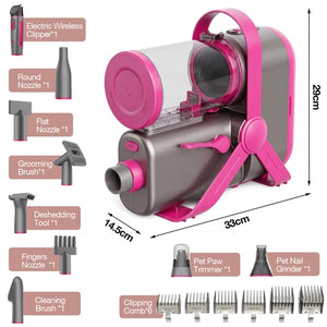 Advwin 9-in-1 Pet Grooming Vacuum Kit & Hair Dryer at Pet Servo