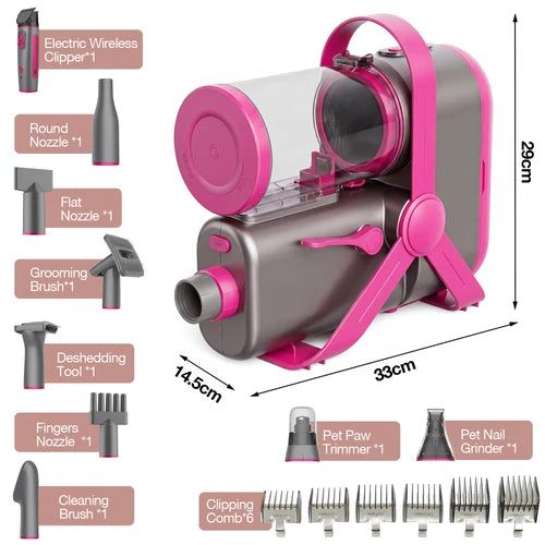 Advwin 9-in-1 Pet Grooming Vacuum Kit & Hair Dryer at Pet Servo