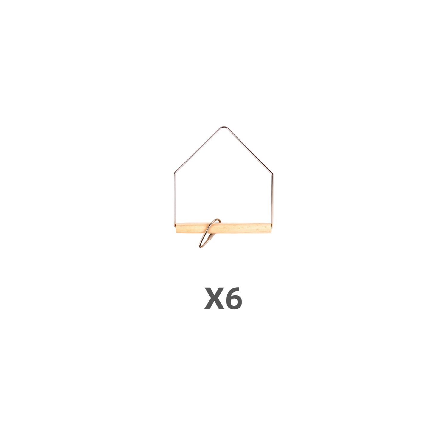 YES4PETS - 6x Small Hanging Bird Swings 10x13cm - Pet Servo