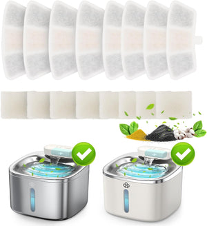 Buy oneisall - 8-Pack Filters for 3.5L Fountain at Pet Servo