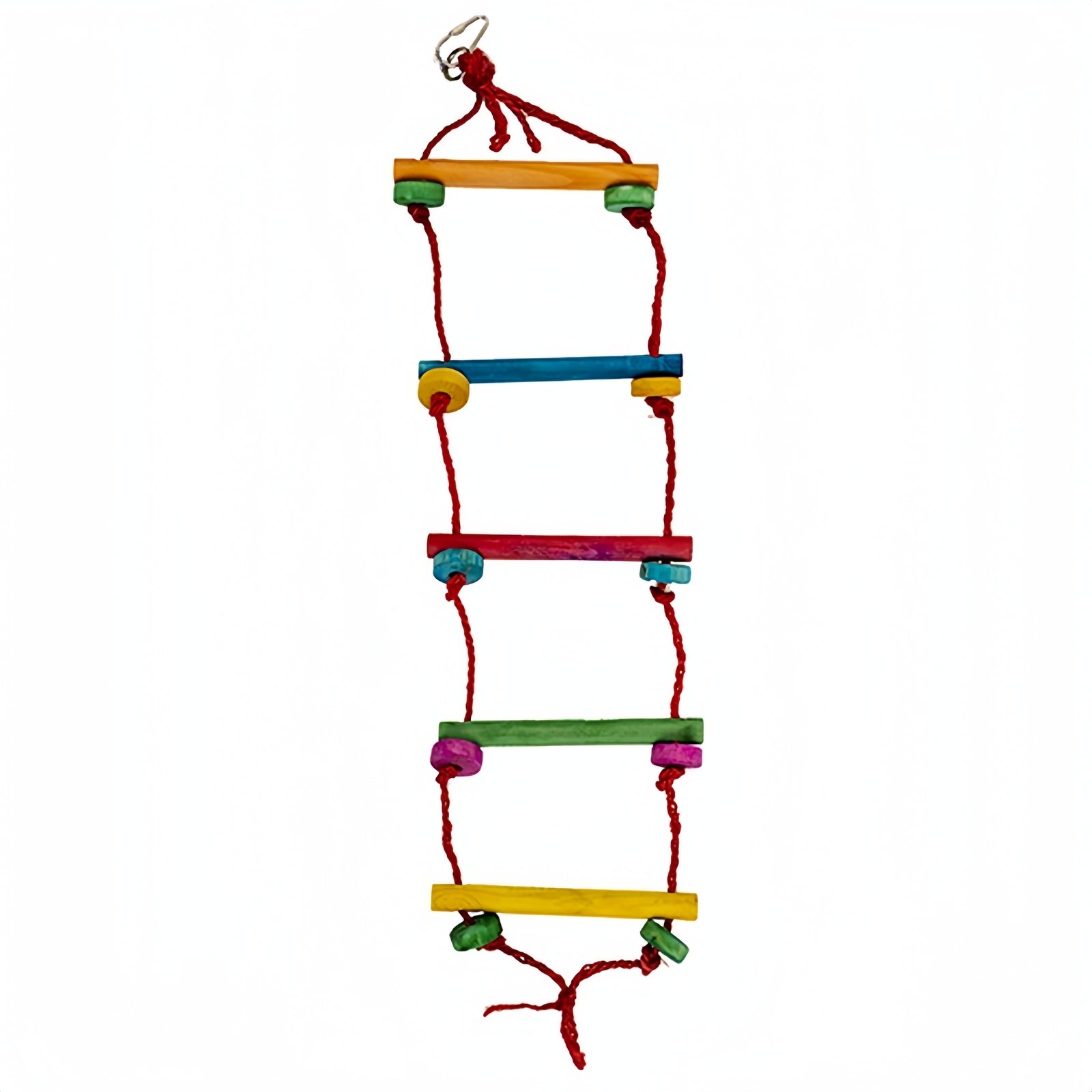 YES4PETS - 3x Rope Ladder Swing Toys for Birds & Pets - Pet Servo