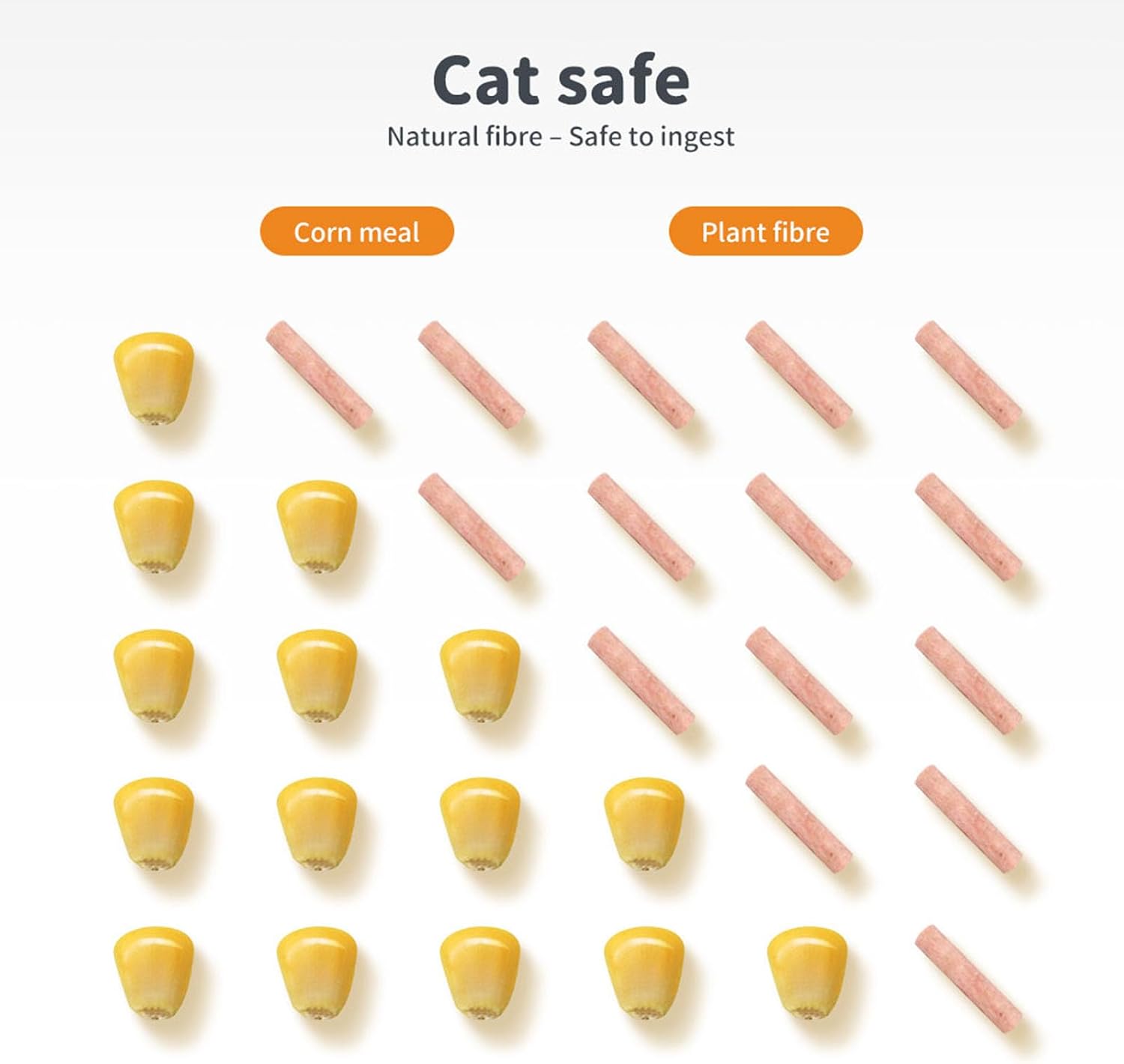 PaWz - Tofu Cat Litter Clumping, Ultra Absorbent & Fast Drying Long Lasting Odor Control (Peach) at Pet Servo