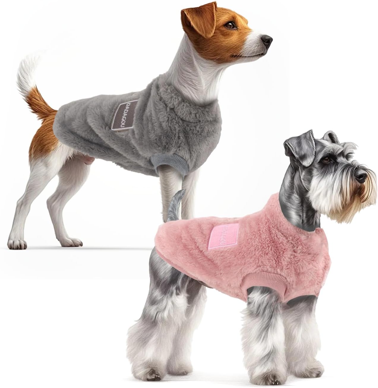 Viiotu 2 - Pack Fleece Dog Jumpers, XXL Size - Petservo