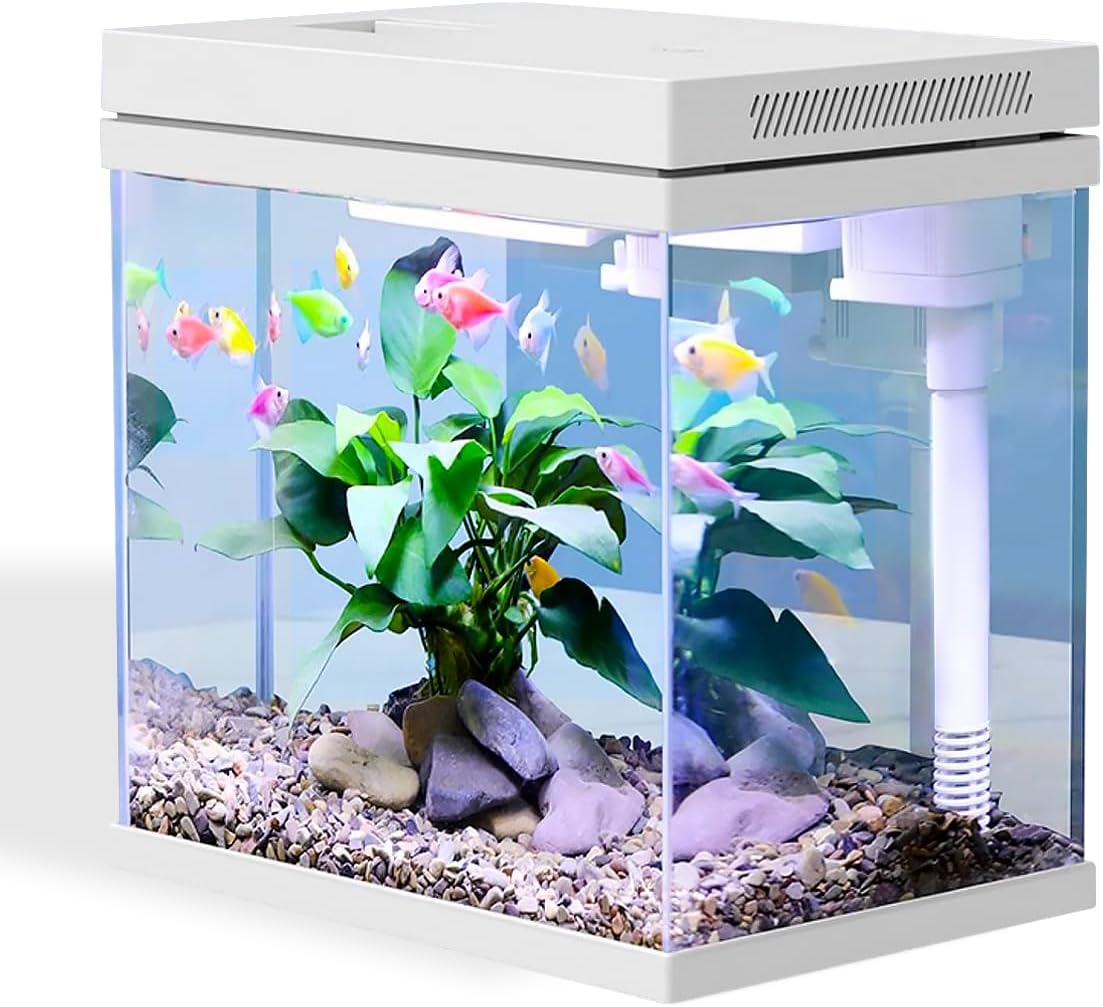Craftsboys - Fish Tank with Filter & LED Light - Pet Servo