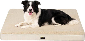 PaWz - Soft Dog Bed Mattress for Crate with Removable Cover, Waterproof Liner at Pet Servo