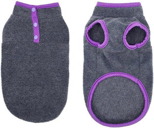 Grey Dog Winter Vest – Warm Polyester Jacket Small Dogs - Petservo