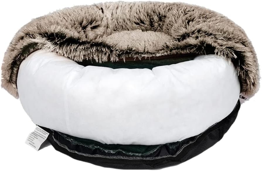 PaWz Medium Replaceable Cover for Dog Calming Bed Kennel Round Nest Cave (Coffee) at Pet Servo