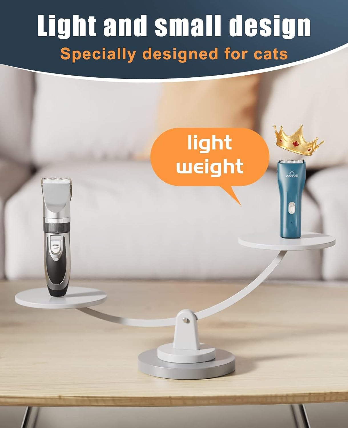 Buy Oneisall - Quiet Cordless Shaver With Pet Hair Clippers at Pet Servo